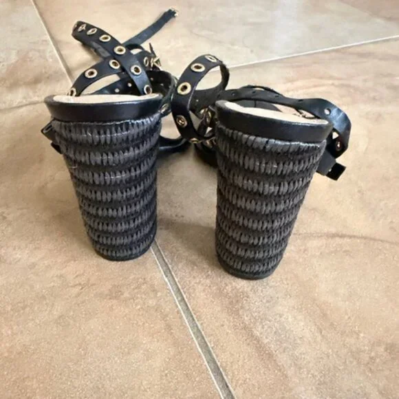 Schutz Annette studded high-heel sandals - Picture 4 of 6